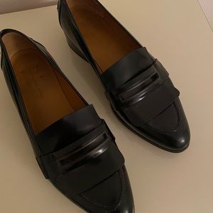 Balenciaga Black Leather Loafer
